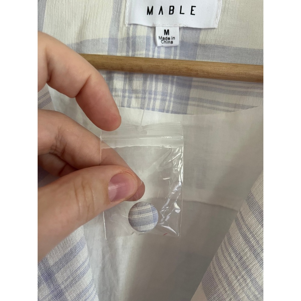 Mable Plaid Button Front Belted Mini Dress - Picture 4 of 7